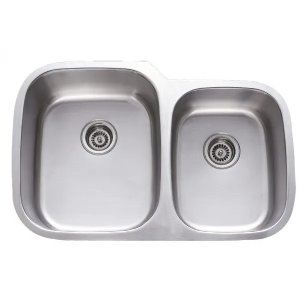 Stainless Steel Sink 60_40 Double Bowl SKU _ CRGRID604060G